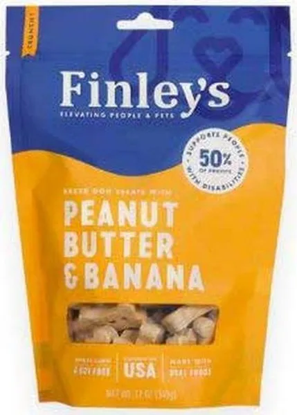 12oz Nutrisource Finley's Peanut Butter Ban Bisc - Health/First Aid